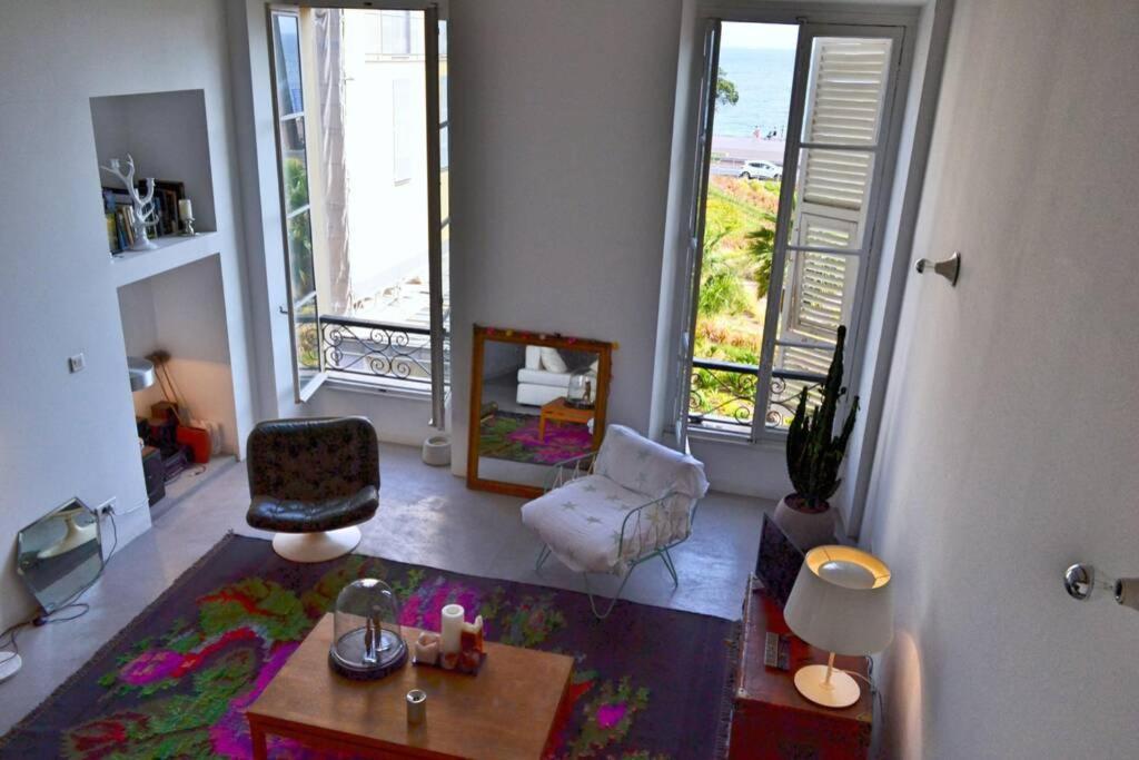 06J - Superb Duplex Loft With Ac - Sea View Apartment Ница Екстериор снимка