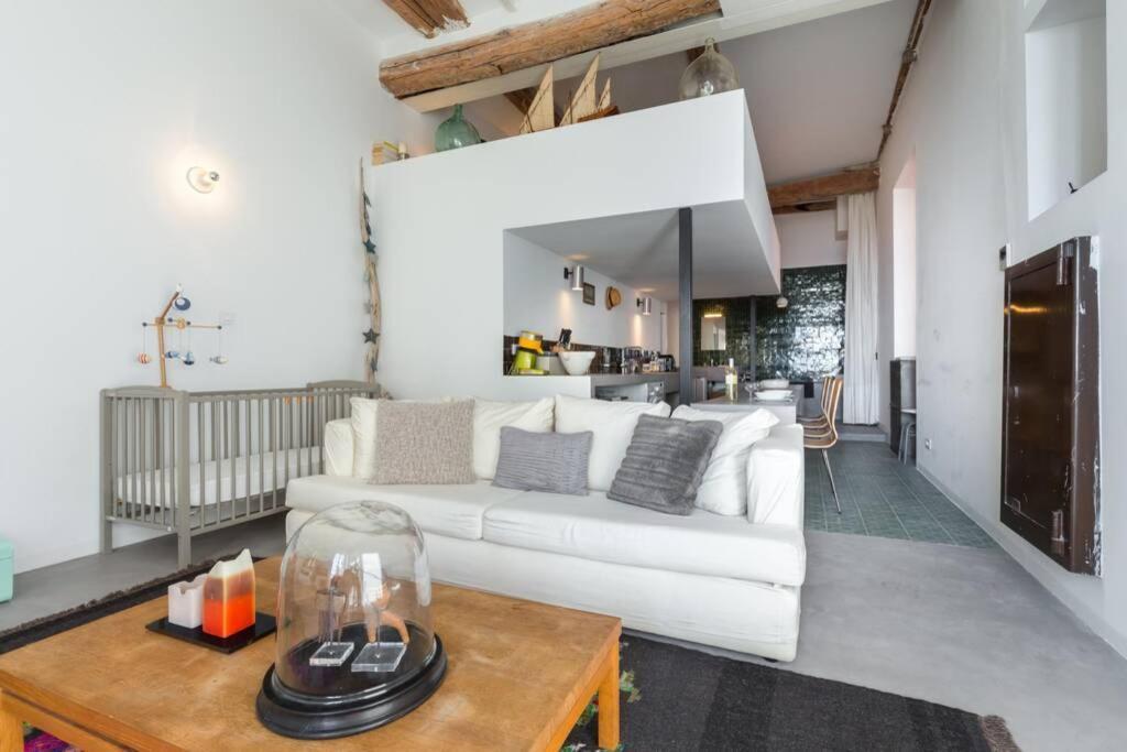 06J - Superb Duplex Loft With Ac - Sea View Apartment Ница Екстериор снимка